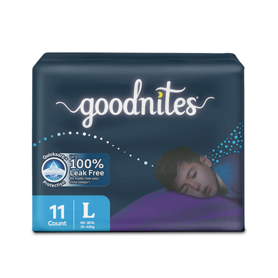 Pantaloncitos Goodnites Niño, Talla G, 11 uds